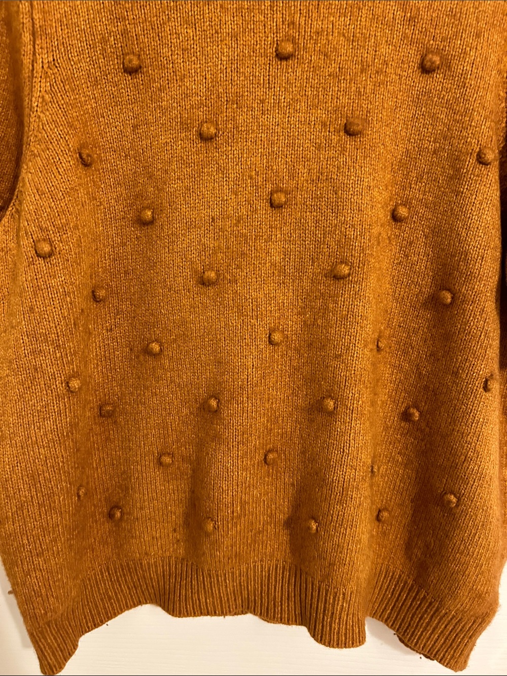 Anthropologie Pommed Pom Pom Short Sleeved Sweater Top Size XL Made in Italy - Picture 6 of 13